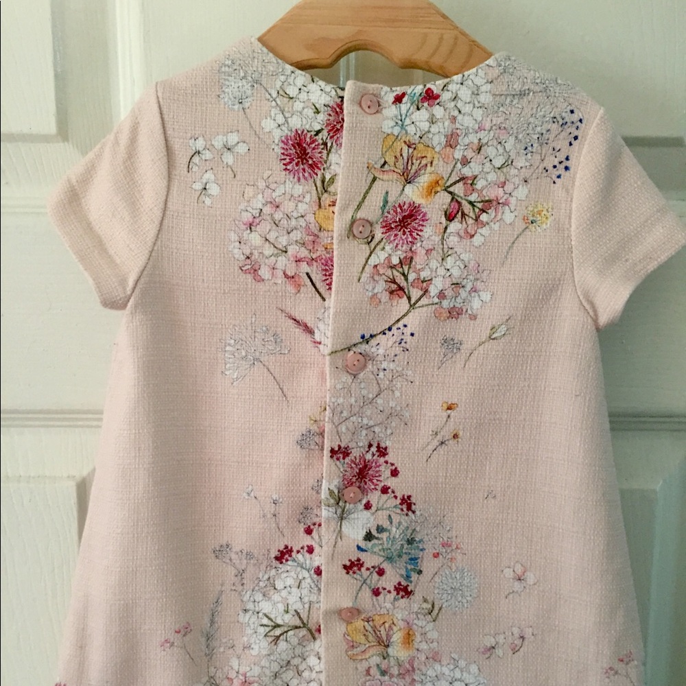 Zara baby Girl floral dress 9-12m EUC